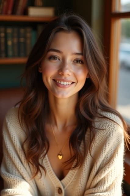 Vela — AI companion portrait